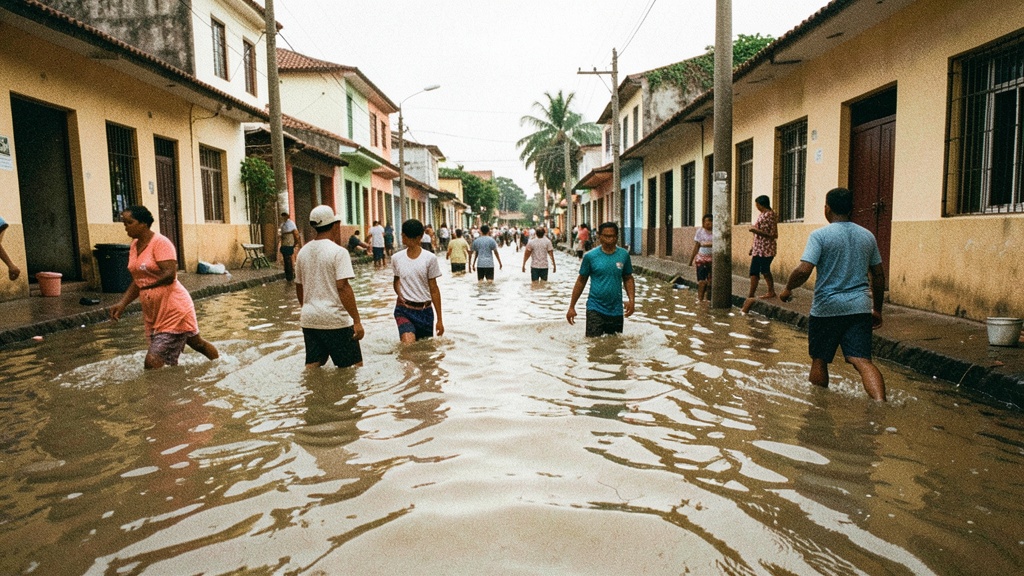 Lluvias intensas dejan 42 sectores inundados y 35 colegios afectados en Guayaquil