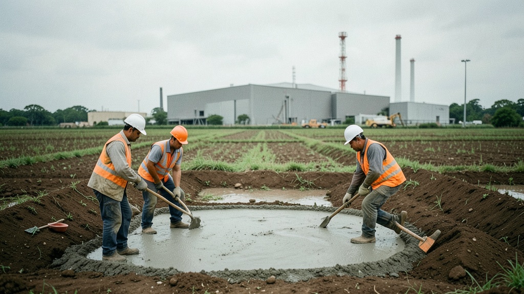 Avanza 48% obra de energía en Posorja; genera 140 empleos