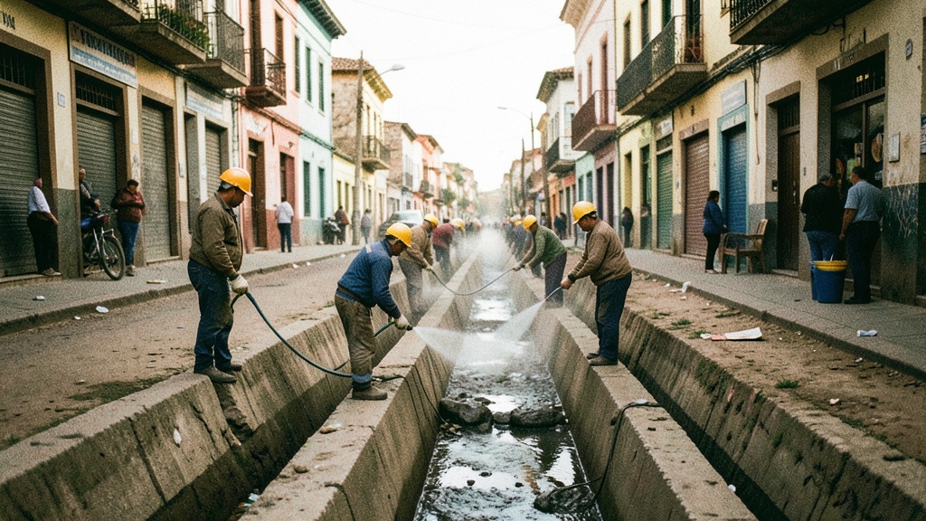 Limpieza anticipada de sumideros llega a Urdesa y Miraflores esta semana