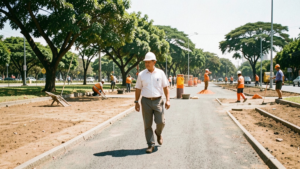 Alcaldesa (s) inspecciona obras del Parque Samanes y asegura 75% de avance
