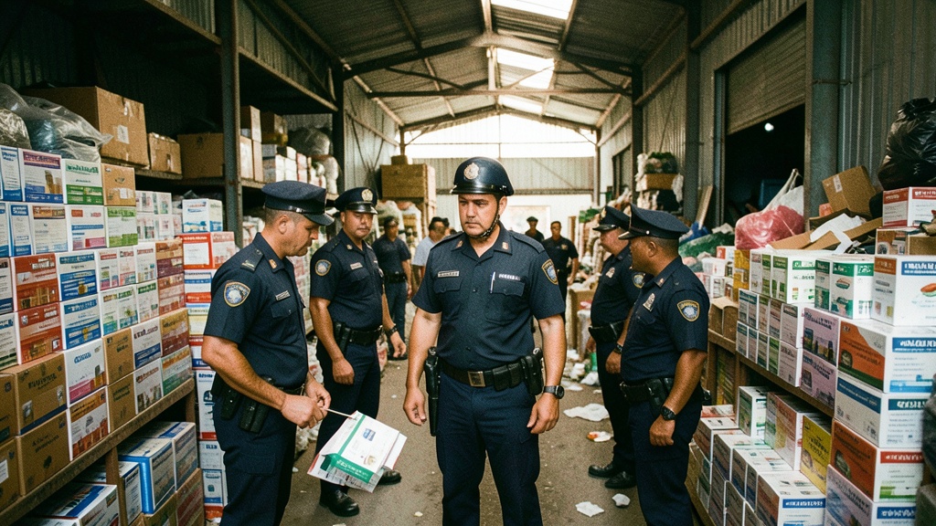 Policía desarticula red de contrabando en Guayaquil con 400 mil medicamentos falsificados