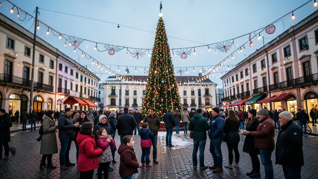Tercera clasificatoria de Guayas vive la Navidad se realizó en la Plaza de Administración