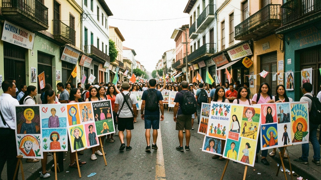 Jóvenes artistas de 120 unidades educativas celebraron el 202° aniversario de Guayaquil