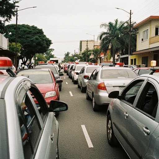 Congestión vial en Guayaquil por ocho accidentes y fallas mecánicas