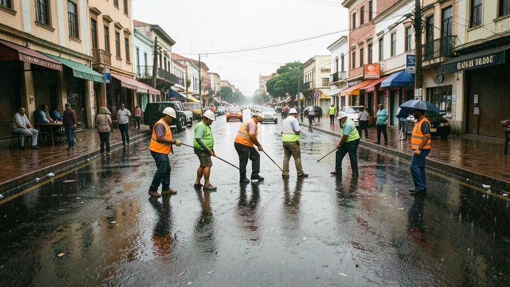 Lluvias en Guayaquil: la Alcaldía prioriza coordinación para el Niño