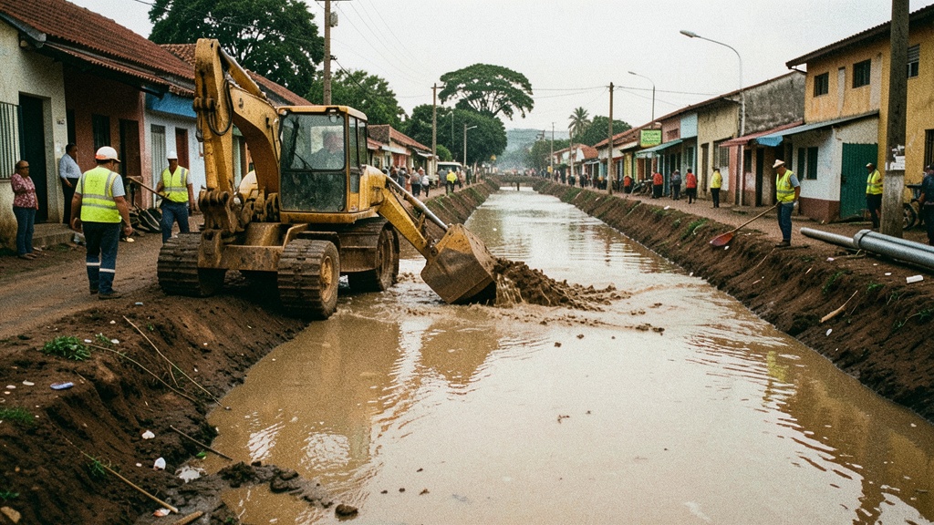EMAPAG avanza 58% en limpieza de canales para evitar inundaciones en Guayaquil