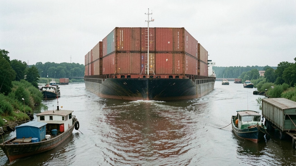 Buque récord atracó en Posorja: 396 metros y 16.022 TEUS marcan un hito logístico