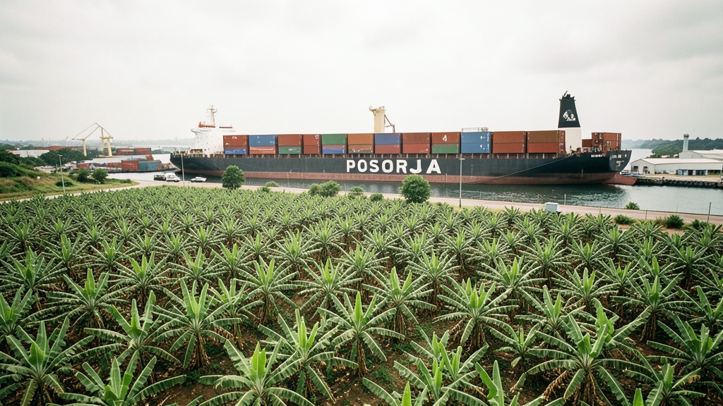 Posorja mueve 26% del banano ecuatoriano tras el arribo de Maersk