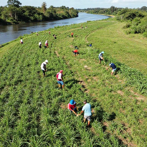 Prefecto Encalada reafirma el compromiso con la cuenca del río Guayas desde Vera a Su Manera