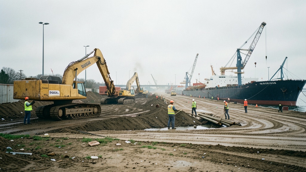 Avanzan obras de Estación Naval en Posorja para blindar seguridad marítima