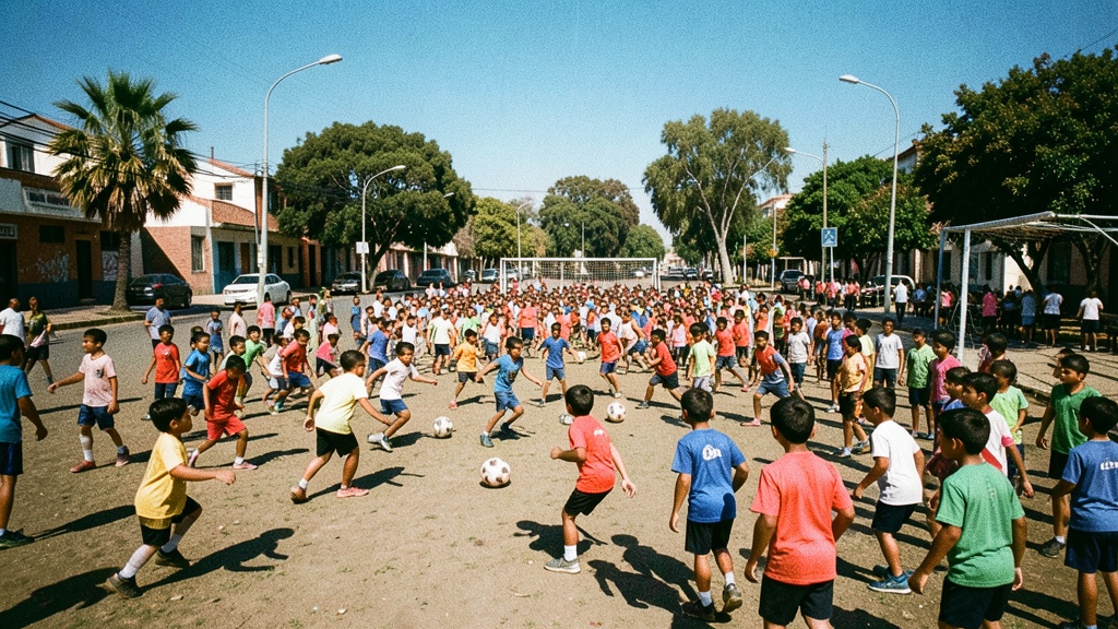 Arrancó el torneo LigaPro Kids con 10.000 niños en Parque Samanes