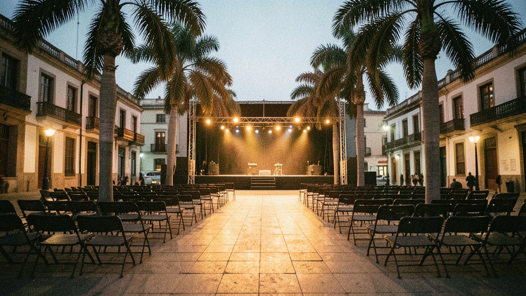 Plaza Guayarte proyectó 'La Pasión de Cristo' para Semana Santa