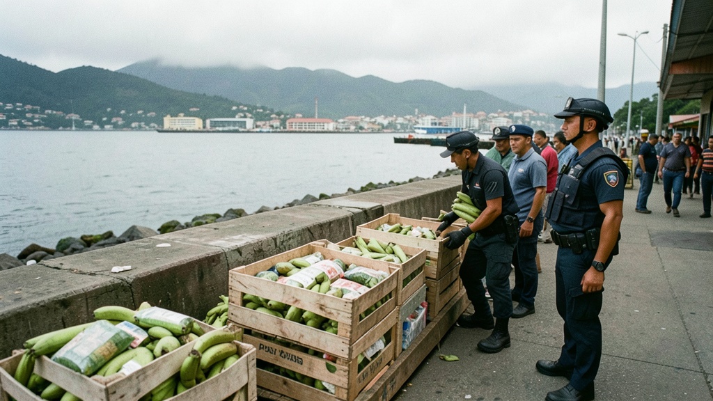 Antinarcóticos desbarata red que ocultaba 4 toneladas de cocaína en banano del puerto de Posorja