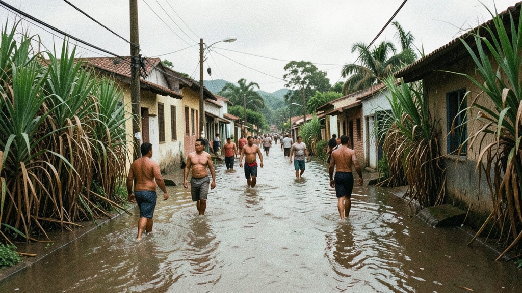 Lluvias intensas dejan calles inundadas en el norte y suroeste de Guayaquil