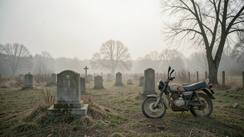 Hallan cuerpo carbonizado en cementerio rural de Posorja; moto abandonada es clave