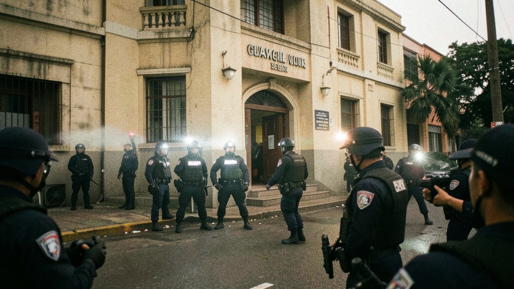 Fiscalía y Policía allanan el Municipio de Guayaquil en investigación por peculado