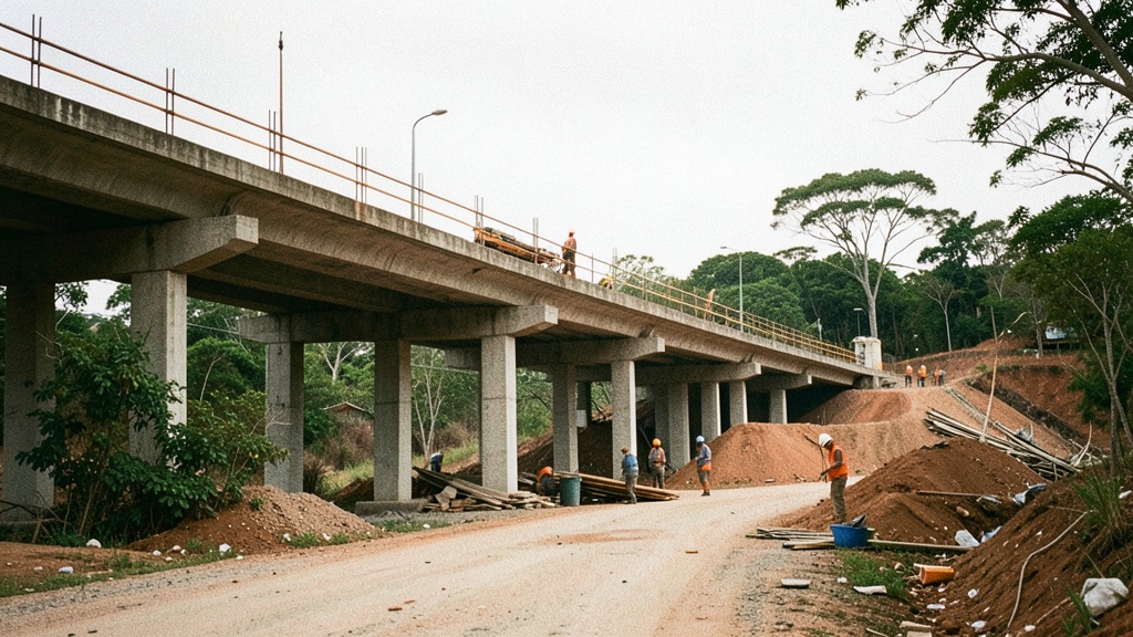 Viaducto en Isla Trinitaria y calle Noguchi mejoran tránsito y comercio en Guayaquil
