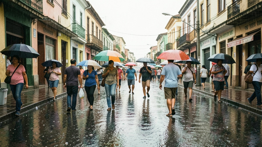 Lluvias intensas en Guayaquil este 19 de octubre: Inamhi advierte sobre precipitaciones fuertes