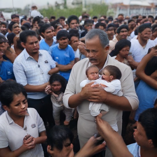 Despedida del pequeño Ryu: su padre honra la memoria de Danilo Palomino en Guayaquil