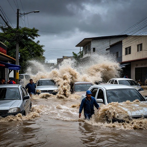 Aguaje en Guayaquil: mareas de 4,40 metros causan anegamientos desde el 10 de septiembre