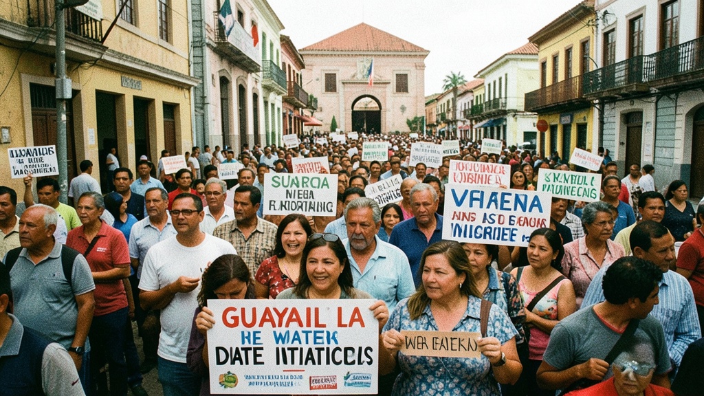 Yaku Pérez busca personería para Somos Agua en reunión con simpatizantes en Guayaquil
