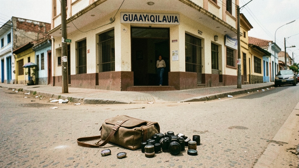 Amenaza al oficio: roban equipo profesional a fotógrafa cerca de Clínica Alcívar