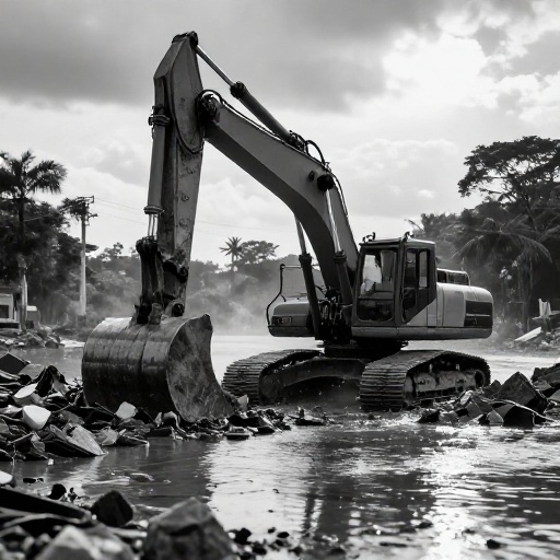 Operativo de limpieza en el norte de Guayaquil desobstruye canales con toneladas de residuos