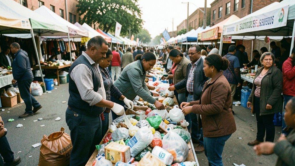 Vecinos de Sauces 1 aprendieron a separar residuos y cuidar el agua en feria ambiental