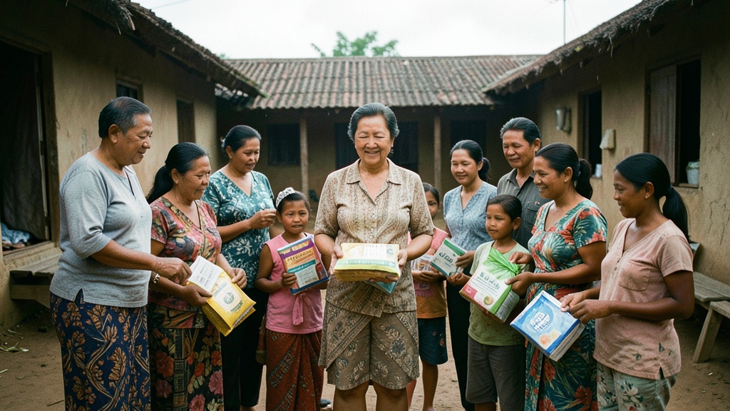 Familia de 17 miembros en Posorja recibe kits y bonos del MIES para salir de la pobreza