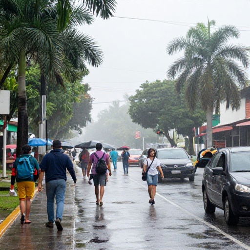 Garúa y llovizna intermitente se esperan en Guayaquil este martes