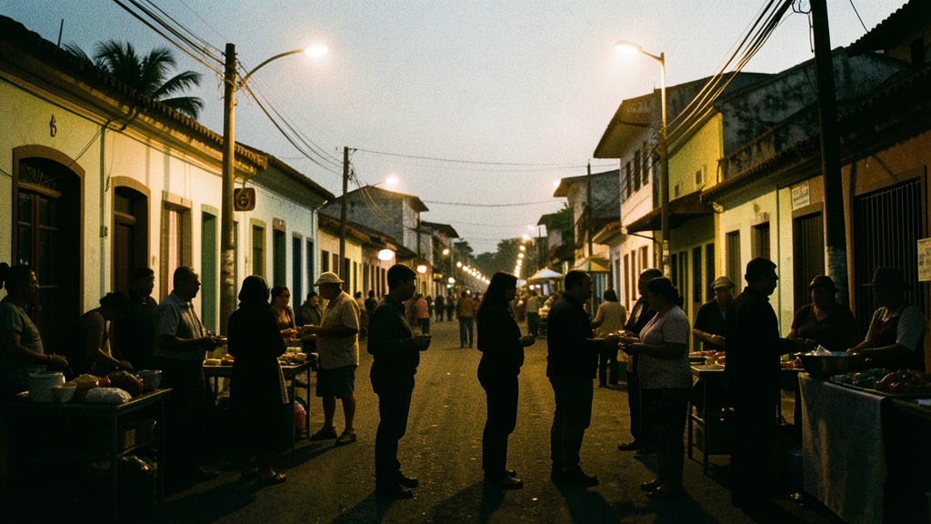 Comercio nocturno en 38 y Portete: vendedores reportan tranquilidad y cero extorsiones