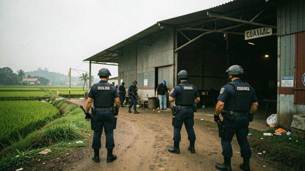Operativo policial desbarata red de sicariatos en suburbio de Guayaquil y detiene a mujer con armas
