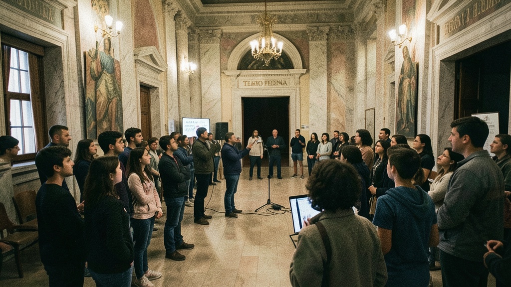 Noboa reunió a jóvenes guayaquileños en el Teatro Fedenador para impulsar su rol en la seguridad