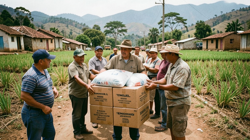 Municipio de Guayaquil entregó 1.200 kits a familias de Tenguel por el desborde del río Gala