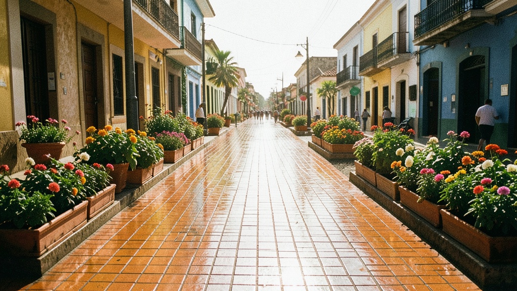 Renovación de Félix Sarmiento avanza con nuevas aceras y jardineras en Miraflores