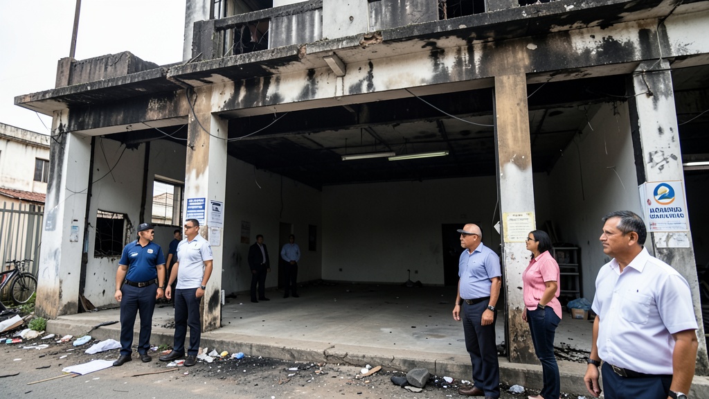 Gobernación del Guayas activa mesas interinstitucionales para 200 afectados por incendio en Multicomercio