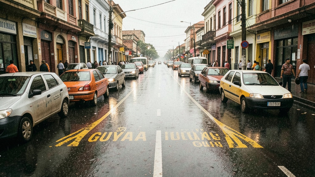 Lluvias obligan a habilitar carriles exclusivos de Metrovía para autos en Guayaquil