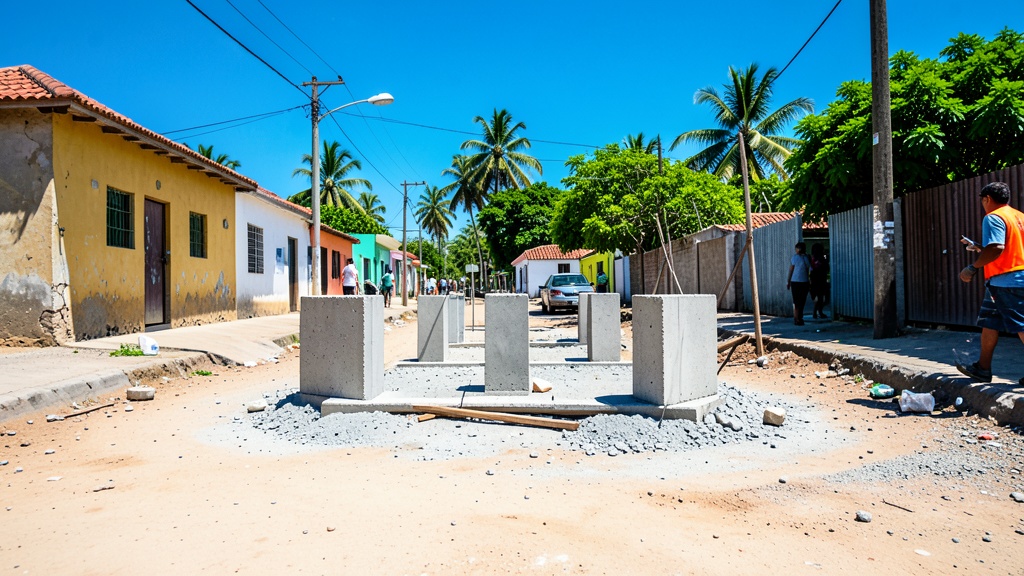 Municipio cierra obra de 798 mil dólares para mejorar calles en Isla Puná