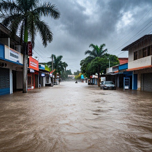 Marea alta inundó el centro y sur de Guayaquil este 10 de septiembre