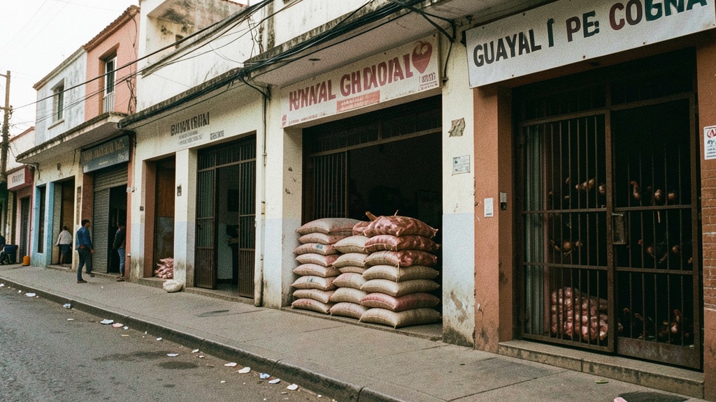Clausuraron dos locales en Guayaquil por vender aves y carnes sin permisos