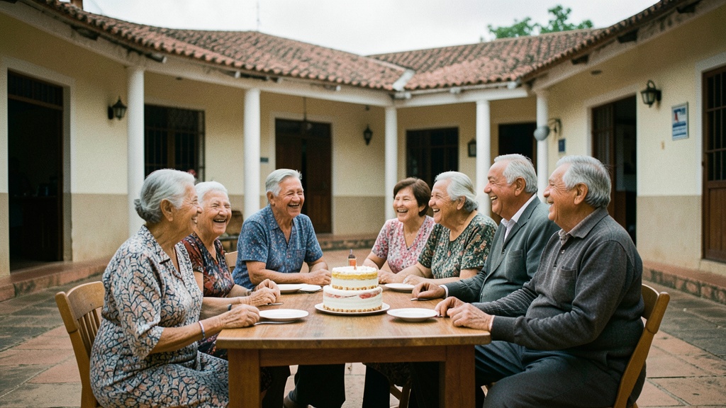Adultos mayores de Data celebraron integración y cumpleaños con la Junta Parroquial