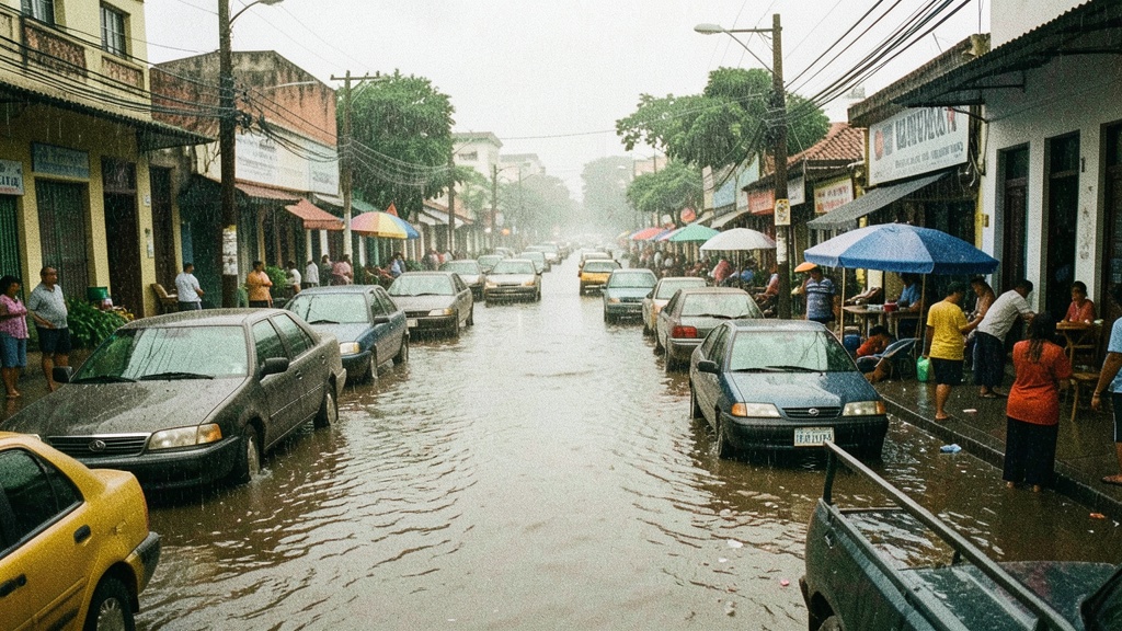 Aguacero paralizó Guayaquil: calles anegadas y horas de espera para los conductores