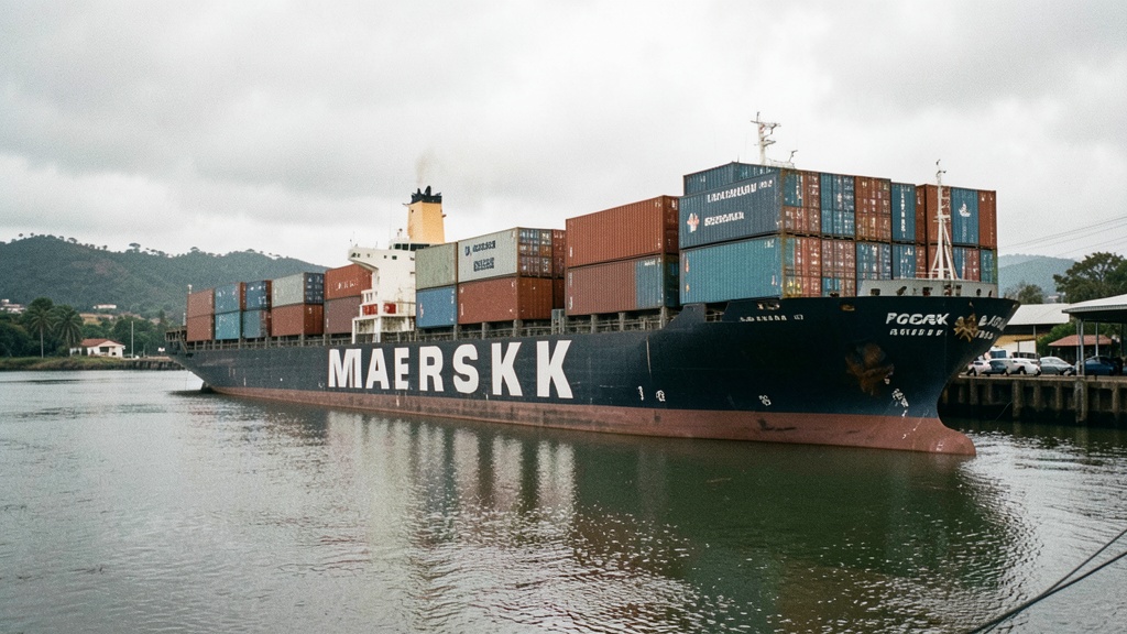 Maersk ancla su primer buque en Posorja y deja el puerto de Guayaquil
