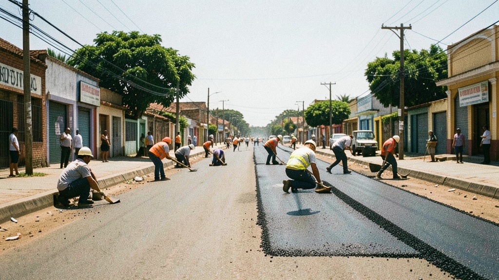 Municipio inicia bacheo en Perimetral y genera 1.600 empleos
