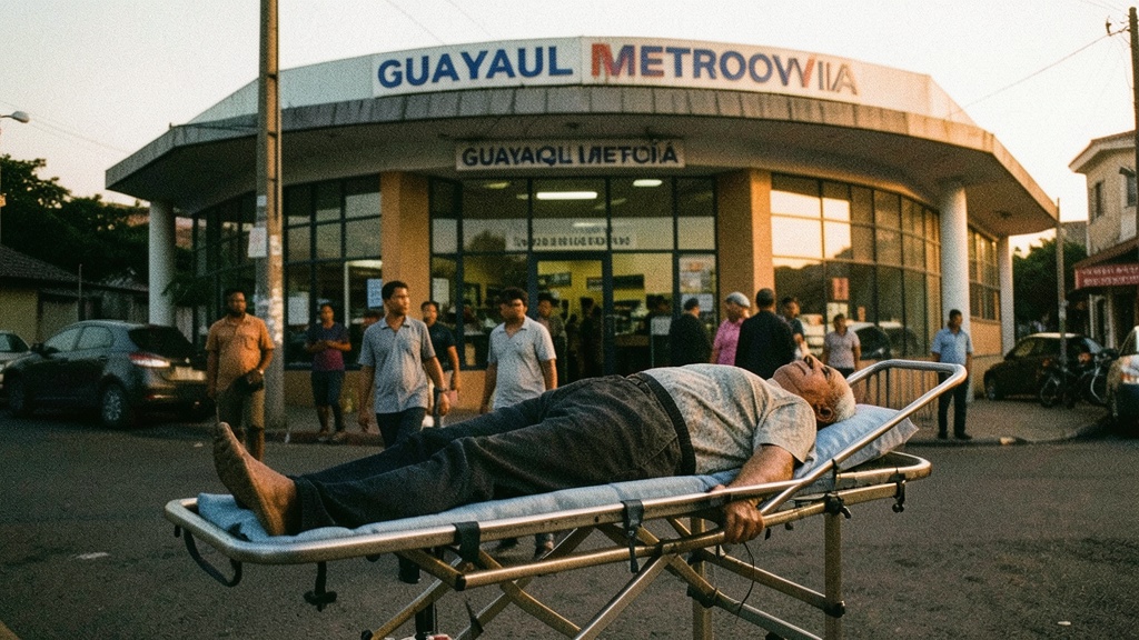 Adulto mayor cayó desde andén del Metrovía y fue trasladado a un hospital