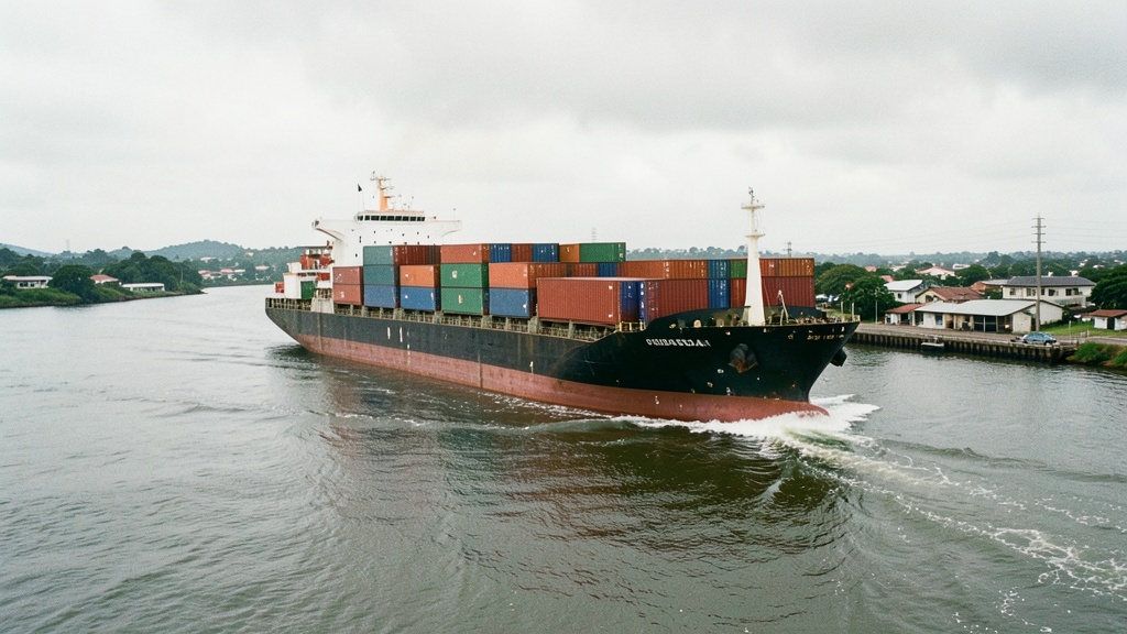 Puerto de Posorja rompe récord con calado de 14,75 metros en el CMA CGM Estelle