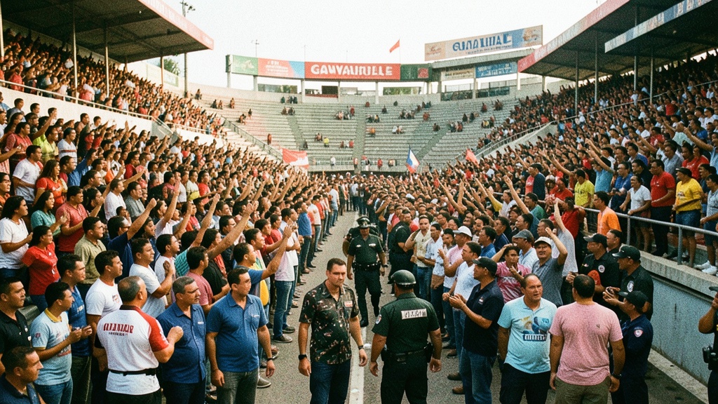 Guayaquil City advierte: los desmanes de hinchas de Emelec ponen en riesgo a las familias