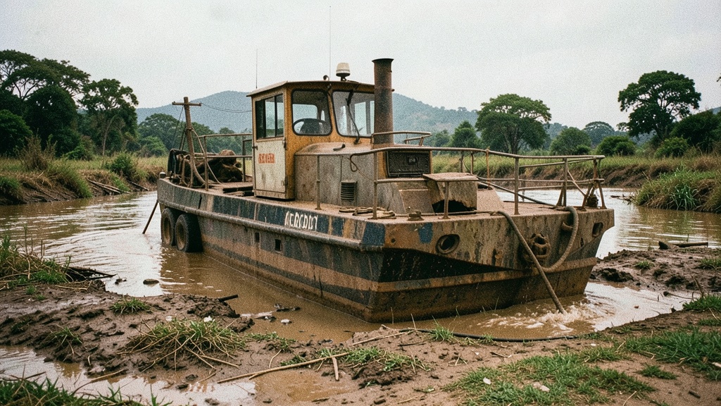 La draga del Guayas regresó a Islas Marshall tras zarpada fallida hacia Guayaquil