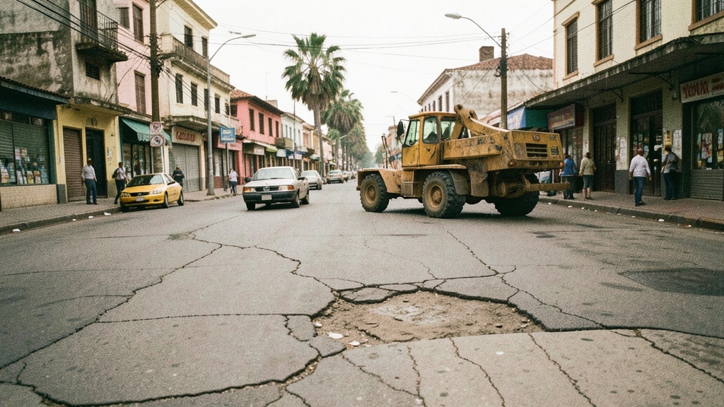 Alcaldía de Guayaquil reporta crisis por falta de asfalto y demoras del SERCOP