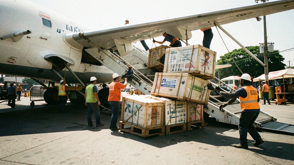 Ecuador envía primer puente aéreo con 14 toneladas de ayuda a Venezuela desde Guayaquil